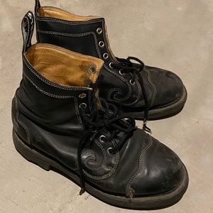 Angel’s combat moto boots, genuine